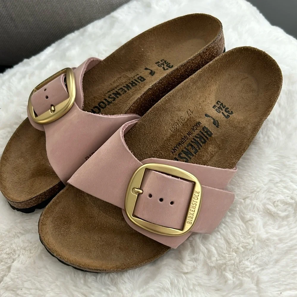 Birkenstick Madrid in Old Rose 37